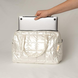 Bolso Bandolera Cuadrado Acolchado para Mujer, Bolso de Mano Grande, Bolso Tipo Tote Acolchado con Relleno de Algodón - Product Image 2