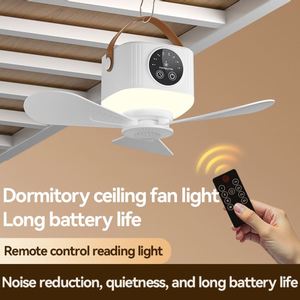 Ultra-Long Battery Life 7200Mah Portable Wireless Ceiling With Timer Remote Control Usb Rechargeable Hanging Fan - Product Image 3