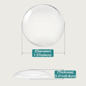 ตัวกันกระแทกประตูแบบใส ขนาด 40x8 มม. ปี 2026 ติดผนังได้เอง ใช้กับประตูและเฟอร์นิเจอร์ - Product Image 1