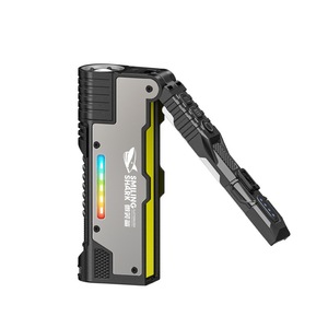 Linterna LED Smiling Shark de 4500 mAh, recargable, con zoom, magnética, impermeable, para exteriores, camping y trabajo. - Product Image 3