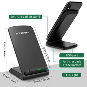 10W <span class=keywords><strong>Chargeur</strong></span> Sans Fil Support USB Rapide 3.0 <span class=keywords><strong>Chargeur</strong></span> rapide pour iPhone 11 X XS XR <span class=keywords><strong>Samsung</strong></span> Xiaomi téléphone <span class=keywords><strong>Qi</strong></span> <span class=keywords><strong>chargeur</strong></span> Tablette Adaptateur Mural - Product Image 6