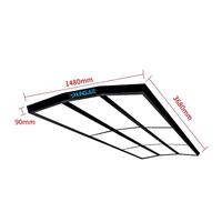 Lampe carrée moderne pour table de billard avec structure en fer - Accessoire de billard