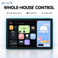 Tablet Android 13 Layar Sentuh RK3566 10.1 Inci untuk Sistem Otomasi Rumah Pintar, Dapat Dipasang di Dinding, dengan PoE