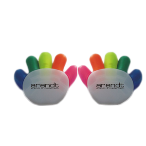 Tùy Chỉnh 5 Ngón Tay Highlighter Bút, Dấu Ấn Tay Hình 5 Color Highlighter Đánh Dấu - Product Image 1