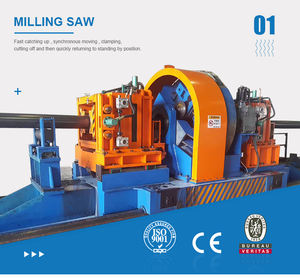 Máquina automática de sierra de cinta en frío para tubos de acero con motor de 550W, tensión hidráulica, bajo costo de mantenimiento, engranajes y motor - Product Image 5