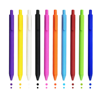 Promotion Exceptionnelle : Stylo Gel Corps Caoutchouc Souple Rose/Rouge/Bleu, Encre Gel Plastique, Pointe 0,5 mm, Bouton Poussoir en Plastique