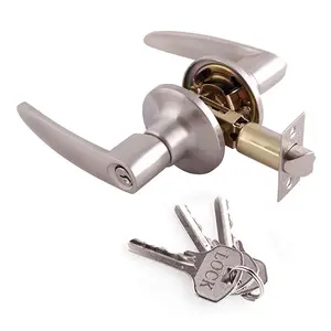 Door handle locks Manija de cerradura de chapa con llave para dormitorio o puerta principal