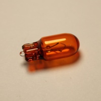 Ampoule classique WY5W 12V incandescente miniature à culot en coin 5W pour voiture, verre ambré, lampe de signalisation de voiture, remplie de gaz