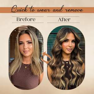 Extensiones de Cabello Humano Remy <span class=keywords><strong>con</strong></span> Clip, 20 Pulgadas, 8 Piezas, 100g, Doble Trama, Sin Costuras, <span class=keywords><strong>Balayage</strong></span> Marrón Oscuro <span class=keywords><strong>con</strong></span> Reflejos <span class=keywords><strong>Castaño</strong></span>, Invisibles - Product Image 2