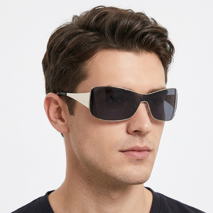 Gafas de Sol Metálicas Punk con Protección UV400, Última Moda RTS 2026 para Hombre y Mujer, Montura Completa, Lentes de PC Duraderas, Tendencia - Product Image 5