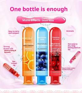 Gel intime biologique comestible à base d'eau, saveur oral, pour sexe oral, 80 ml, pour adultes, vente en gros - Product Image 2