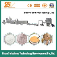 Ligne de production automatique d'aliments pour bébés, machine à fabriquer des bouillies instantanées à base de céréales, machine à fabriquer de la farine de maïs, usine de poudre nutritive de riz