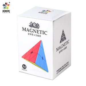 Cubo Magnético Yuxin Zhisheng Little Magic Pyramid 3x3, Rompecabezas de Forma Irregular para Adolescentes, Uso en Competiciones - Product Image 4