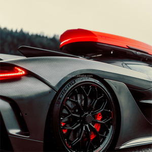 Nuevo diseño de llanta monobloque forjada en negro brillante con diseño de radios múltiples para Koenigsegg <span class=keywords><strong>Jesko</strong></span> Absolut de 20 y 21 pulgadas - Product Image 1