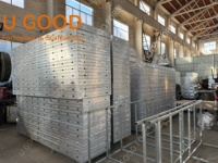 Encofrado de Aluminio Reutilizable U Good para Construcción, Diseño Ajustable, Instalación Rápida