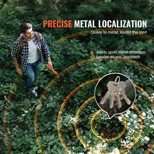    Detector de Metales Portátil Impermeable IP68 para Caza, Pinpointer con Correa Flexible, Sonda Detectora de Metales Naranja para - Product Image 6
