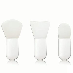 Juego de 3 Brochas de Maquillaje de Silicona Suave Personalizables OEM ODM con Espátula para Mascarillas Faciales de Arcilla - Herramientas de Belleza Portátiles - Product Image 1