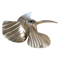 Hélice de bateau hors-bord en cuivre haute vitesse, nouvelle, pour bateau marin, navire, machinerie industrielle, fabriquée en cuivre