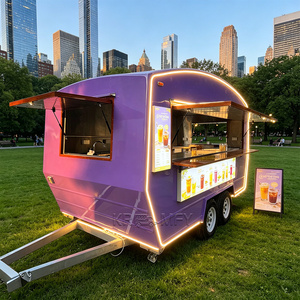 Camion de restauration unique pour dim sum, avec cuiseur vapeur, en bambou sur mesure, remorque de traiteur empilable - Product Image 5