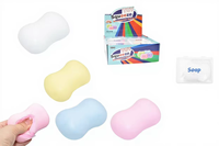 Squishy en cire en forme de donut, effet craquelé, à remontée lente, en pâte de cire, réaliste, anti-stress, cadeaux