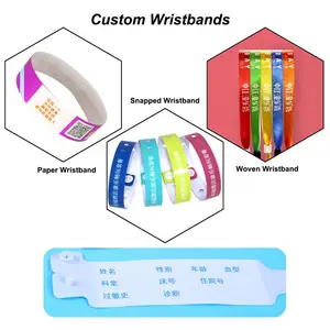 Eco-friendly 1 Way Sliding Barrel Wristband Closure Clip Clasp Disposable Bracelet Wristband Lock