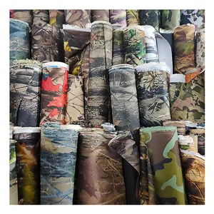 Wholesale waterproof camo fabric 100% Polyester 300D 900D 600D camouflage printed oxford fabric