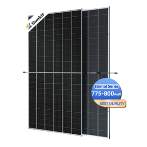 Panel Solar Bifacial de Doble Vidrio Tipo N Sunkit de 775W-800W y 182mm |   Venta al por Mayor de Fábrica, Certificación CE para Módulos Fotovoltaicos - Product Image 2