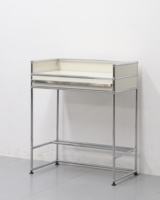 Meilleures Ventes Coiffeuse Moderne en Bois pour Fille, Portable, Blanche, Pliante, avec Miroir Réglable et Tiroirs, pour Chambre