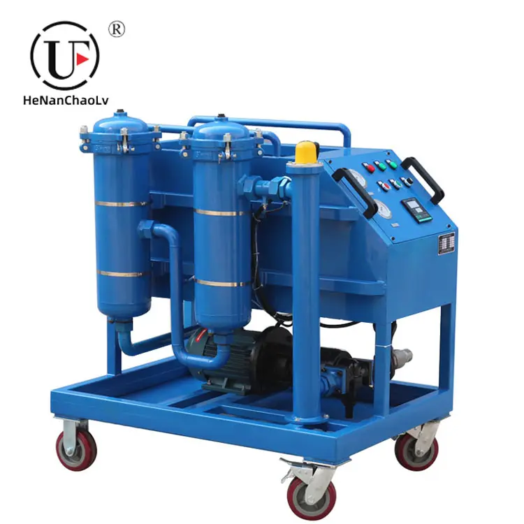 Otomatik hidrolik sistem birleştirme dehidratasyon yağ arıtma atık motor yağı geri dönüşüm makinası fabrika