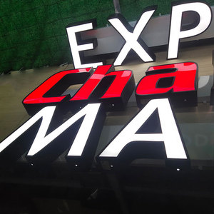 Tùy chỉnh thư kênh quảng cáo cửa hàng tên bảng Thiết kế Acrylic <span class=keywords><strong>LED</strong></span> 3D thư dấu hiệu ánh sáng từ hiển thị cho xây dựng bảng hiệu - Product Image 5