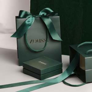 High Quality Customized Luxury Eco-Friendly Handmade <b>Ribbon</b> Handle Boutique Shopping <b>Gift</b> Packaging Paper Bags - Product Image 1