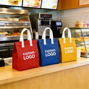 Sac isotherme non tissé grande capacité de qualité alimentaire, sac de livraison thermique imperméable pour aliments, vente en gros - Product Image 2