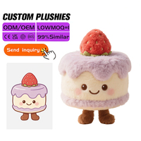 Almohada de Peluche Personalizada Súper Suave con Bordado de Panadería, Serie de Croissants y Tostadas Francesas, Juguete de Peluche Divertido con Forma de Comida para Niños