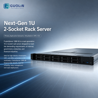 Serveur en rack 1U double socket nouvelle génération, serveur d'entreprise Intel Xeon Scalable, serveur en rack 1U haute performance