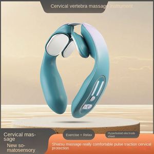 Masajeador de Cuello Portátil con Alimentación USB, con Calor por Pulsos EMS, para el Hogar o la Oficina, Alivio Muscular Relajante - Product Image 6