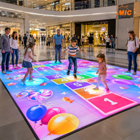 Pantalla LED Profesional para Pista de Baile, P3.91, P2.6, P1.95, P4.81, a Todo Color, Interactiva, con Video Digital