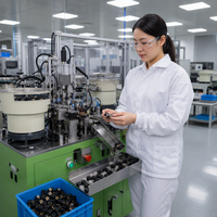 Machine d'assemblage de connecteurs entièrement automatique QFW, 200 pièces/min, équipement de composants électroniques contrôlé par PLC
