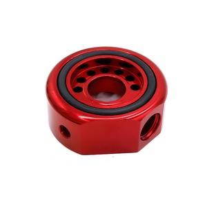 ชุดเกจวัดอุณหภูมิและความดันน้ำมันเครื่อง สำหรับเครื่องยนต์ LS B20 VTEC ฮอนด้า แต่งสีแดง ดำ น้ำเงิน พร้อมข้อต่อสายโลหะ - Product Image 4