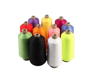 China Supplier Colorful High Tenacity Dyed Knitting Weaving Sewing Nylon 6 Stretch Yarn