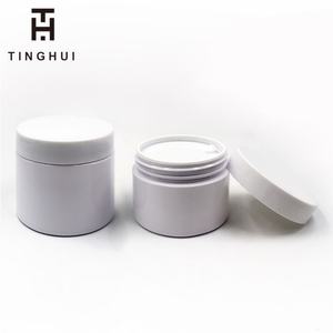 Envase de Plástico Transparente Esmerilado para Cosméticos, Crema Facial y Contorno de Ojos, 8oz 250ml 500gr, con Tapa Dorada - Product Image 6