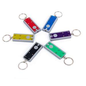 Wholesale Mini LED Keychain Edc Flashlight with Aluminum Alloy Body Ag3 Battery Cold White Light-Promotional Gift