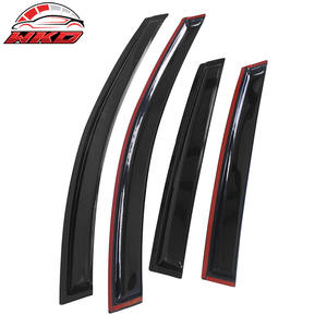 Déflecteurs de vent en acrylique pour Ford Focus Coupé 08-11, lot de 2, protection des vitres latérales des portières de voiture - Product Image 3