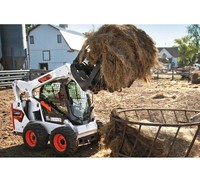 Mini-Lader 998kg M-Serie 66PS S590 Kompaktlader mit Greifer- und Grabenfräsen-Anbaugeräten