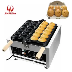 Venta caliente Fabricantes eléctricos comerciales Máquina de gofres de huevo sonriente Pops Mini Egg Bubble Waffle Maker