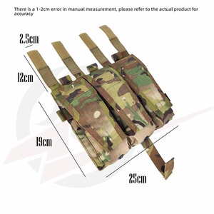 <span class=keywords><strong>PaF</strong></span>-<span class=keywords><strong>015</strong></span> Crye Precision Style Taktische M4 Dreifach-Magazintasche Multicam Molle Magazintasche Ausrüstung CP Andere Jagdprodukte - Product Image 5