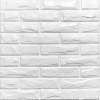 Panneaux en faux briques imperméables, anticorrosion, insonorisés, en polyuréthane modifié pour hôtel, entrepôt, usage extérieur - Design 3D moderne