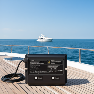 Cargador de Batería Integrado Vevor de 12V 5A, Sistema de Carga Inteligente de 2 Bancos para Barcos, Autocaravanas y Yates - Product Image 2