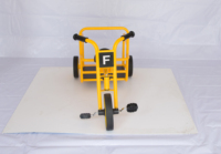 Toda la venta del precio de fábrica de tres ruedas de metal triciclo bicicleta con transporte
