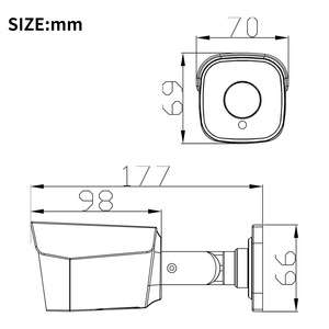 5MP siêu colorvu 1/1.8 ''cảm biến lớn PoE CCTV <span class=keywords><strong>Camera</strong></span> F1.0 ống kính ánh sáng sao đầy đủ màu sắc không thấm nước ngoài trời ip Mạng Bullet <span class=keywords><strong>Camera</strong></span> - Product Image 3