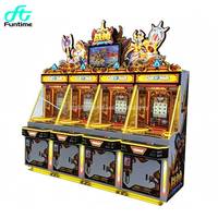 FunTime Machine de jeu d'arcade commerciale à monnayeur pour 4 joueurs, thème Guerrier, avec rédemption de prix